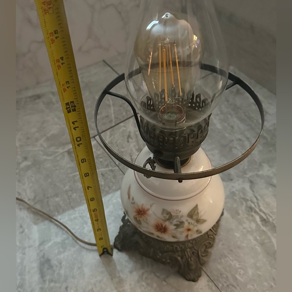 Vintage Hurricane Table Lamp - Base Only - Picture 7 of 7